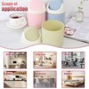 ZGWANSUI 2Pcs Desktop Trash Can with Swing Lid & 120