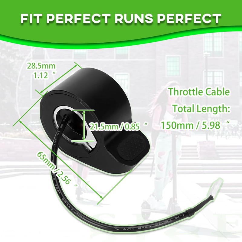 GXL V2 Thumb Throttle Accelerator for Gotrax Electric Scooter Apex