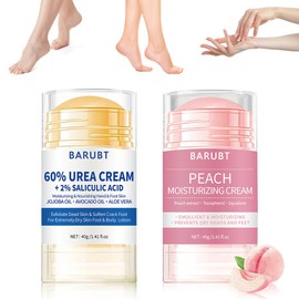 2 Stück Hydrating and Anti-Cracking Foot Cream, Feuchtigkeitsspendende und Anti-Riss-Fußcreme, Anti Cracking Fußcreme, Fußpflegecreme Lindert Extreme Trockenheit & Rissbildung der Füße