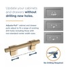 Franklin Brass Adjusta-Pull (5-Pack) Adjustable Drawer Pulls | Fits 1-3/8