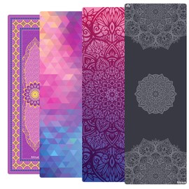 Reetual, The Yoga Mat That Adores Sweat | Premium Hot Yoga Mat Non Slip Towel Combo - with Carrying Strap | Eco Friendly | Designed for Bikram, Hot Yoga, Ashtanga, Vinyasa, Power