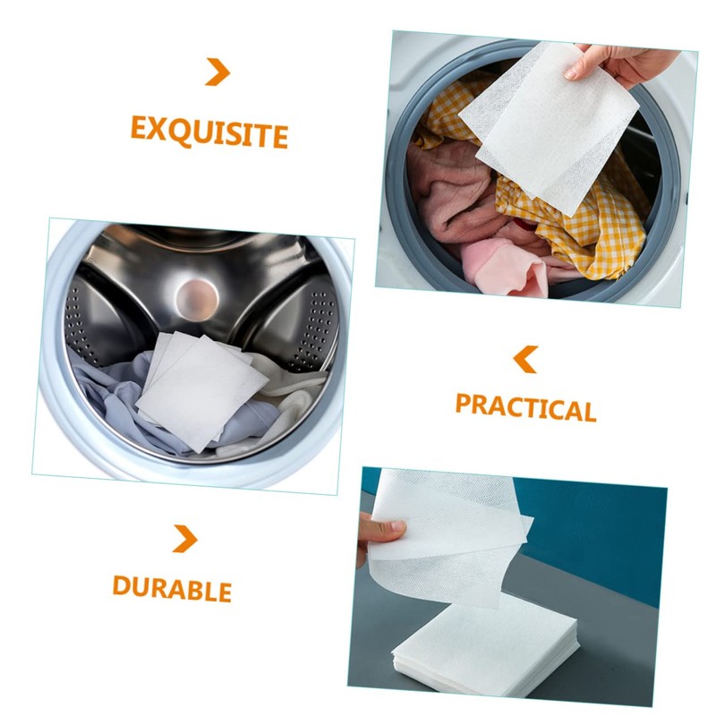 Healeved 2pcs 3 Laundry Tablets Absorption Sheets Staining Laundry Sheets