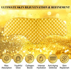 TEEROVA Forehead Wrinkle Patches 16 Pcs, Hydrating Collagen Forehead Patches for Wrinkles, Anti Wrinkle Patches for Smooth Frown Lines (24K Gold)