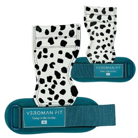 VEROMAN ppi-gear001 Power Grip, Muscle Training, Training Pattern, Men's, Women's, Gloves, (Dalmatian, B, S)