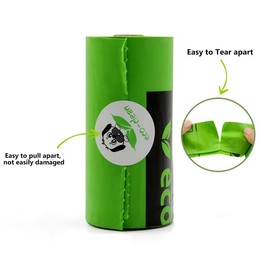 Mumoo Bear Dog Poop Bags 16 Rolls/240 Counts Biodegradable Dog Waste Bags, Cat Litter Bags, Refill Rolls Unscented Compostable Bags, Leak-Proof, Easy Tear-Off