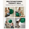 Trideer Exercise Ball for Physical Therapy, Yoga, & Workout Fitness