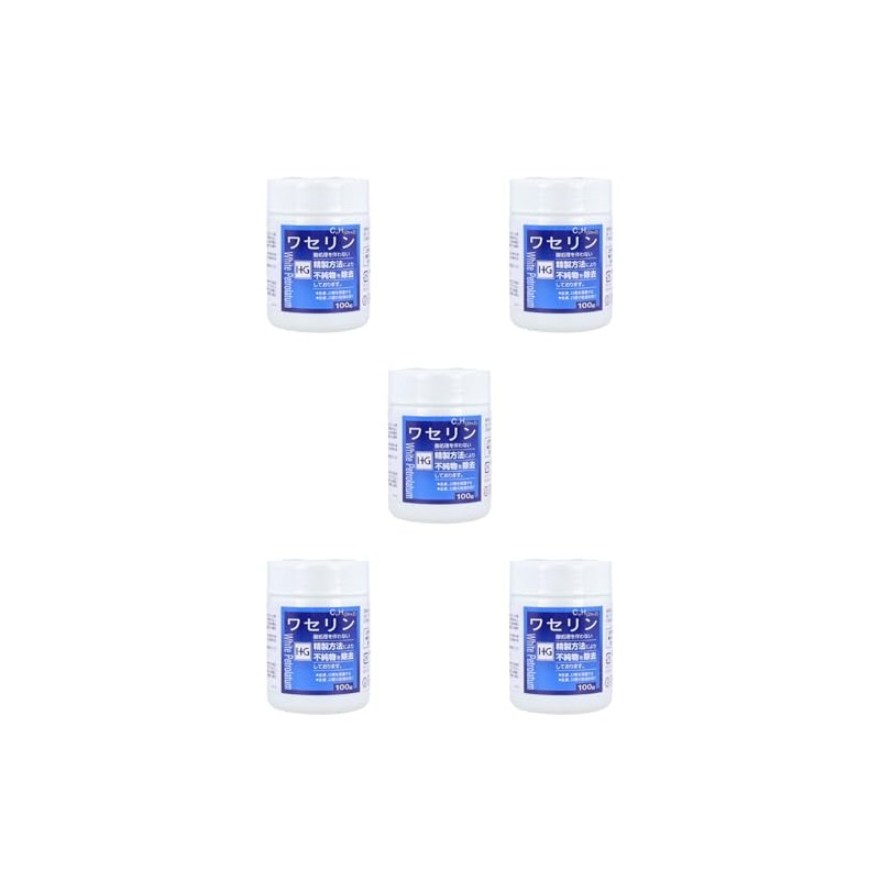 Skin Protection Vaseline HG 3.5 oz (100 g) x 5