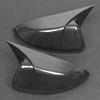 Pair Carbon Fiber Style Mirror Cover Caps Add On Fit