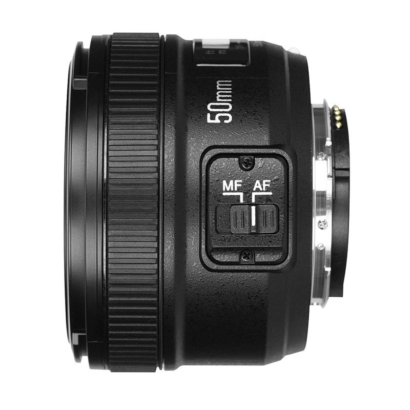 YONGNUO YN50mm F1.8, lente de enfoque automático Prime estándar para