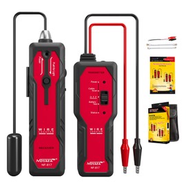 Underground Wire Locator, GOTMEET Underground Wire Tracer Tone Generator Kit with Earphone Cable Tester for Locating Pet Fence/Electrical/Breakage Cables/Wall-Through Cables, Metal Pipes