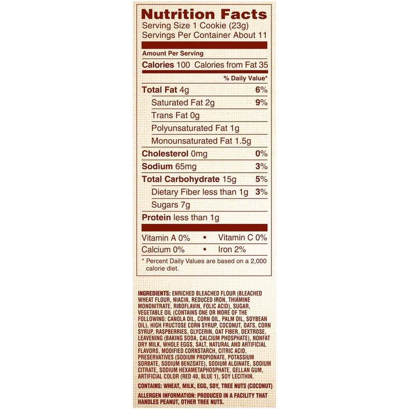 Archway Raspberry Filled Cookies (Pack of 4)
