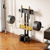 CABTE Rolling TV Stand,Heavy Duty Mobile TV Stand with Storage