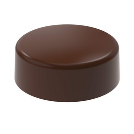 Greyas CM 3260 Clear Polycarbonate Chocolate Mold Candy Mould with 24 Cylinder Cavities, Each 30mm Diameter x 16mm High