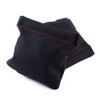 Soft Elastic Snap Spring Pouch, PU Leather Headphone Storage Bag