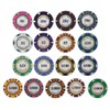 Monte Carlo Poker Chips - SAMPLE PACK Set - 17 Denominations - 14 Gram NEW