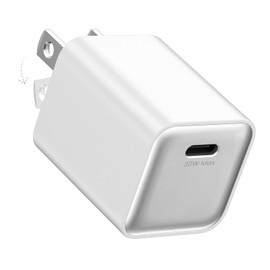 wegear Portable USB C Charger Block, 30W Mini USB Charger Block with Lightweight Design and Foldable Plug, USB C Charger for 16/16 Pro/15/15 Plus/15 Pro/15 Pro Max/14/13/12/11/S23/S22