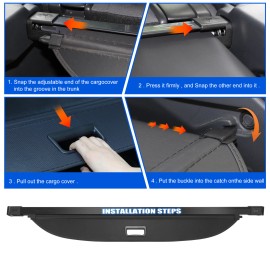 fender_king2024 Retractable Cargo Cover For 2021-2024 Genesis GV80 1 Set Trunk Accessories