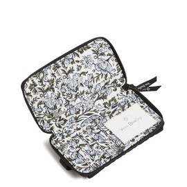 Vera Bradley Cotton Large Smartphone Wristlet with RFID Protection, Black