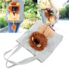 Pet Canvas Bag Cute Lion Shaped Multi Purpose Portable Pet