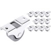 SKIR'CO Pack of 12 Small 25 mm Furniture Castors Rubber