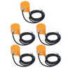 5PCS Inductive Proximity Switch PNP Non Embedded IP65 300mA Approach