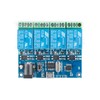 JESSINIE LCUS-4 USB Relay Module 4 Channel with Overcurrent Protection
