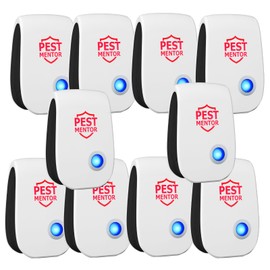 Ultrasonic Pest Repellent 10-Pack – Indoor Plug-in Device for Effective Control of Mosquitoes, Flies, Spiders, Beetles & Mice, Silent Solution for Homes, Offices, Kitchens Bug Repeller
