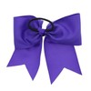 Purple Jumbo Bow Pony with Tails