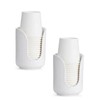ABRUTY Bathroom Cup Dispenser, 3oz-4oz Ceramic Paper Cup Holder, Small