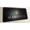 Unbranded Laser Engraved Maserati Stainless Steel Finished License Plate