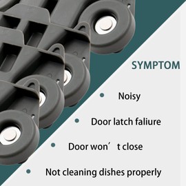 Ultra Durable W10195416V (UPGRADED) 4 Pack Lower Dishwasher Wheel with STEEL Screws Replacement Part for for Kitchen Aid whirlpool kenmore maytag Kitchenaid Wheels for Dishwasher AP5983730, W10195416V