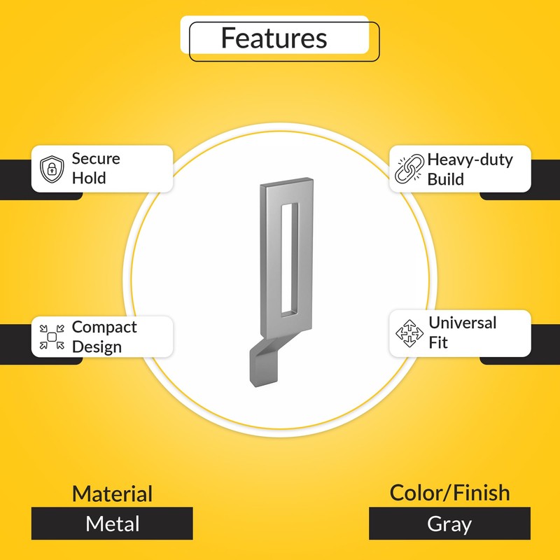 BRIXWELL Door Handle Keeper for Patio, Sliding, and Screen Doors,