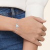 Opal Heart Ashes Urn Bracelet for Women 925 Sterling Silver