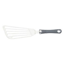KitchenCraft KCSGFS Professional Fish Slice with Soft Grip Handle, 31.5 cm (12.5"), Silver/Grey