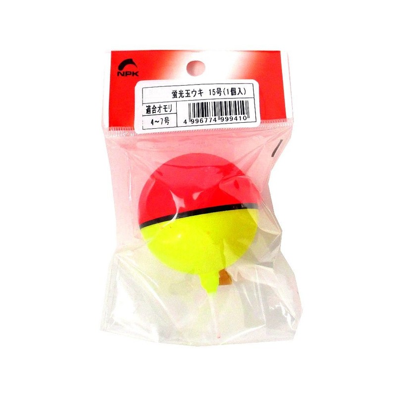 TAKAMIYA Uki Fluorescent Ball Florescent Red No. 15