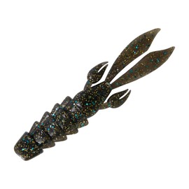 Dr.Fish 10 Pack Crawfish Soft Lure 4'' Plastic Soft Fishing Lures Jig Trailer Crayfish Lure Bass Fishing Swimbait Walleye Bluegill Panfish Salmon Freshwater Black