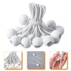 DOITOOL Ball Bungee Cords 10 Inch, 50Pack White Tarp Ball