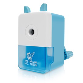 Axinost Hand Operated Pencil Sharpener (Blue)