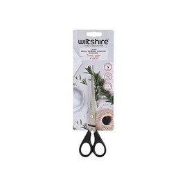 Wiltshire Laser Plus Multi-Purpose Scissors, Stainless Steel Sharp Blade, Durable Kitchen Shears (Colour: Black, Silver)