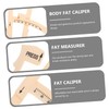 Healvian 4pcs Skinfold Caliper for Accurate Measurement Portable Handheld Measure