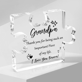 Grandad Gifts Christmas For Grandad Xmas Gifts Puzzle Acrylic Plaque Best Grandad Gifts For Grandad Birthday Gifts Great Grandad Gifts Form Grandson Grandpa Gift Grandad Present Grandad Fathers Day