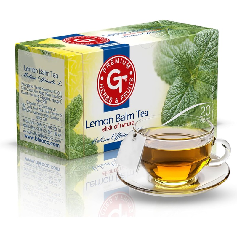 80 Tea Bags Lemon Balm Melissa Tea 4 Boxes x