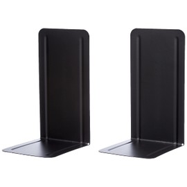 Alco 4303-11 Metal Bookends Black 130 x 240 x 140 mm Set of 2