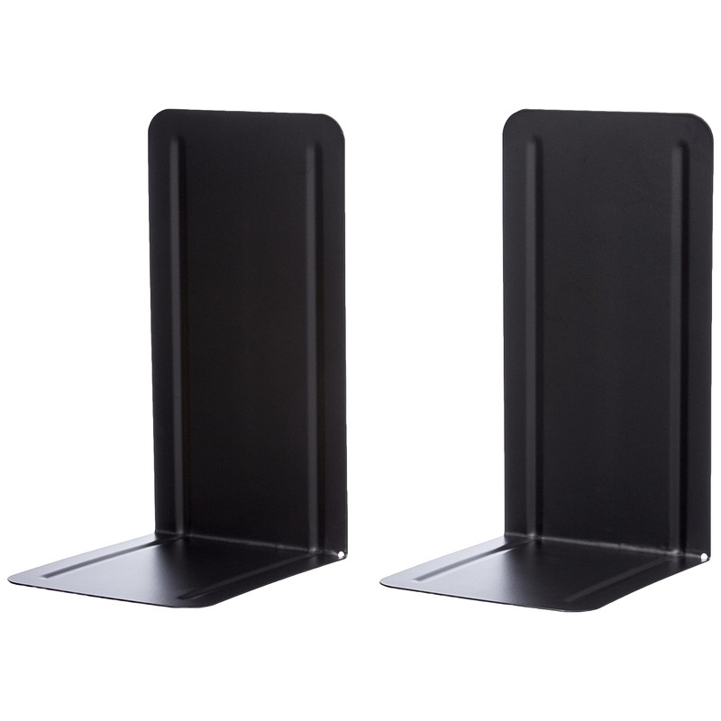 Alco 4303-11 Metal Bookends Black 130 x 240 x 140
