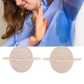 Almohadillas para el Sudor de las Axilas Almohadillas Absorbentes de Algodón Reutilizables Cubierta Protectora para el Sudor de las Axilas Almohadillas Absorbentes para el Sudor Tono de Piel