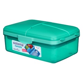 Sistema 3965 Lunch Slimline Quaddie 1.5L - Assorted Colors
