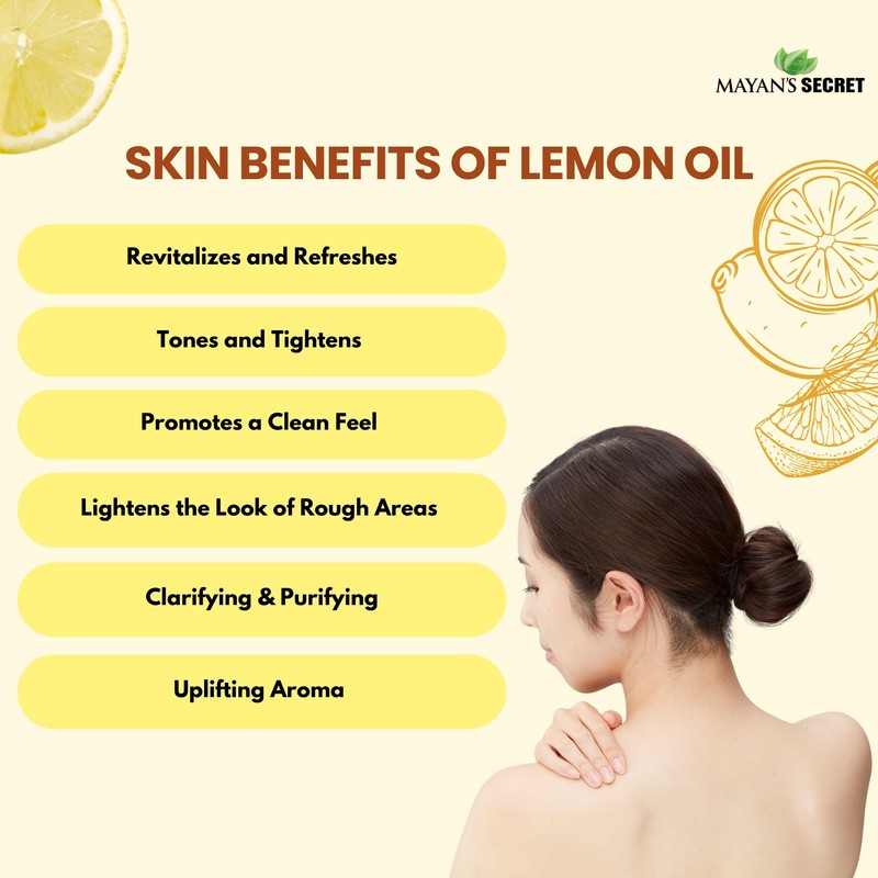 Lemon Oil Essential Oil/Cold Pressed, Natural, Undiluted Oil Large 4