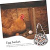 Ipetboom 7Bags Reusable Egg Collecting Pouch Cloth Egg Storage Basket