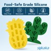 GC SILIKAKA UNIQUE ICE CUBE TRAYS FoodGrade Silicone Two Pineapple