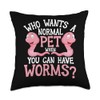 Worm Composting Bin Composter Bin Vermicomposting Worm Farm Throw Pillow